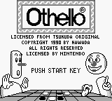 Othello (Japan) Title Screen
